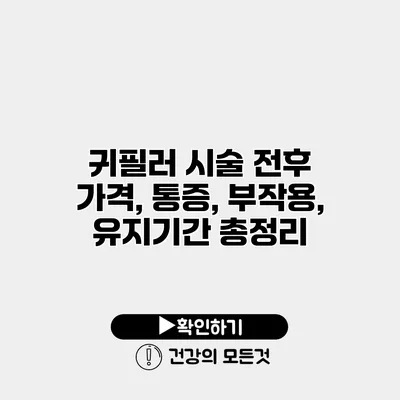 귀필러 시술 전후 가격, 통증, 부작용, 유지기간 총정리